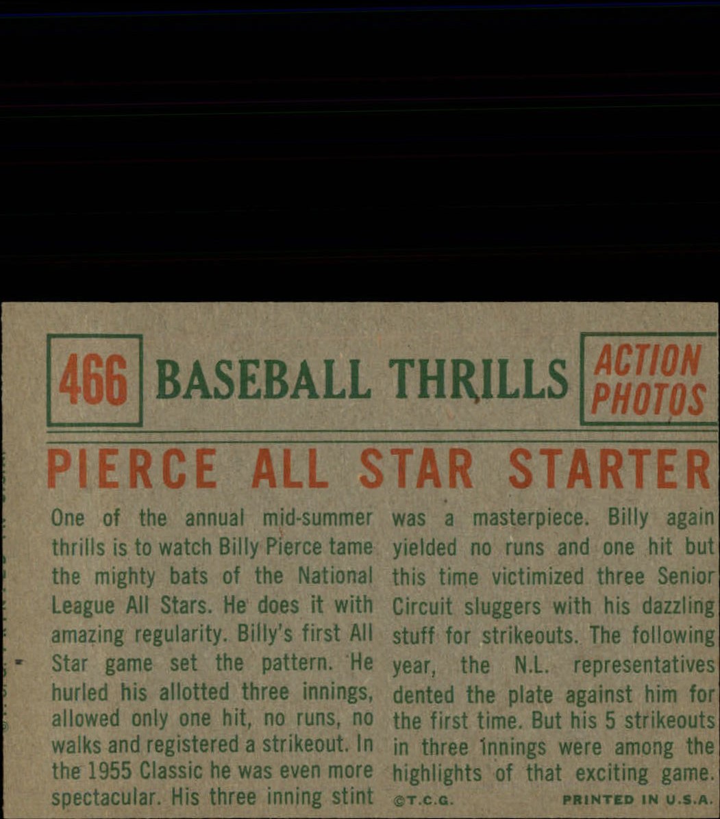 1959 TOPPS BASEBALL ASSORTED SINGLES U-PICK #362-556 - Picture 376 of 488