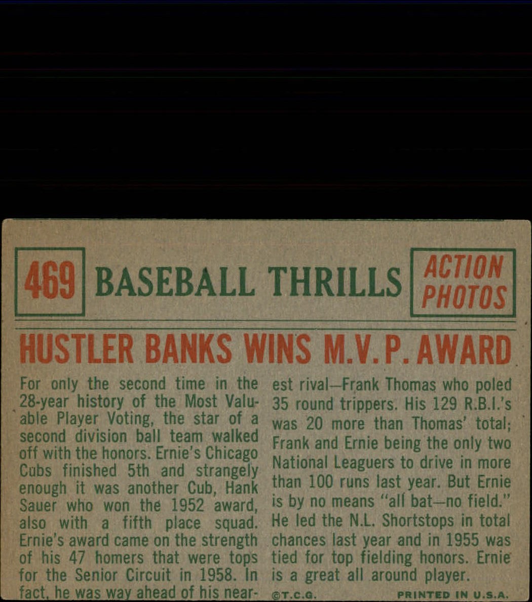 1959 TOPPS BASEBALL ASSORTED SINGLES U-PICK #362-556 - Picture 378 of 488