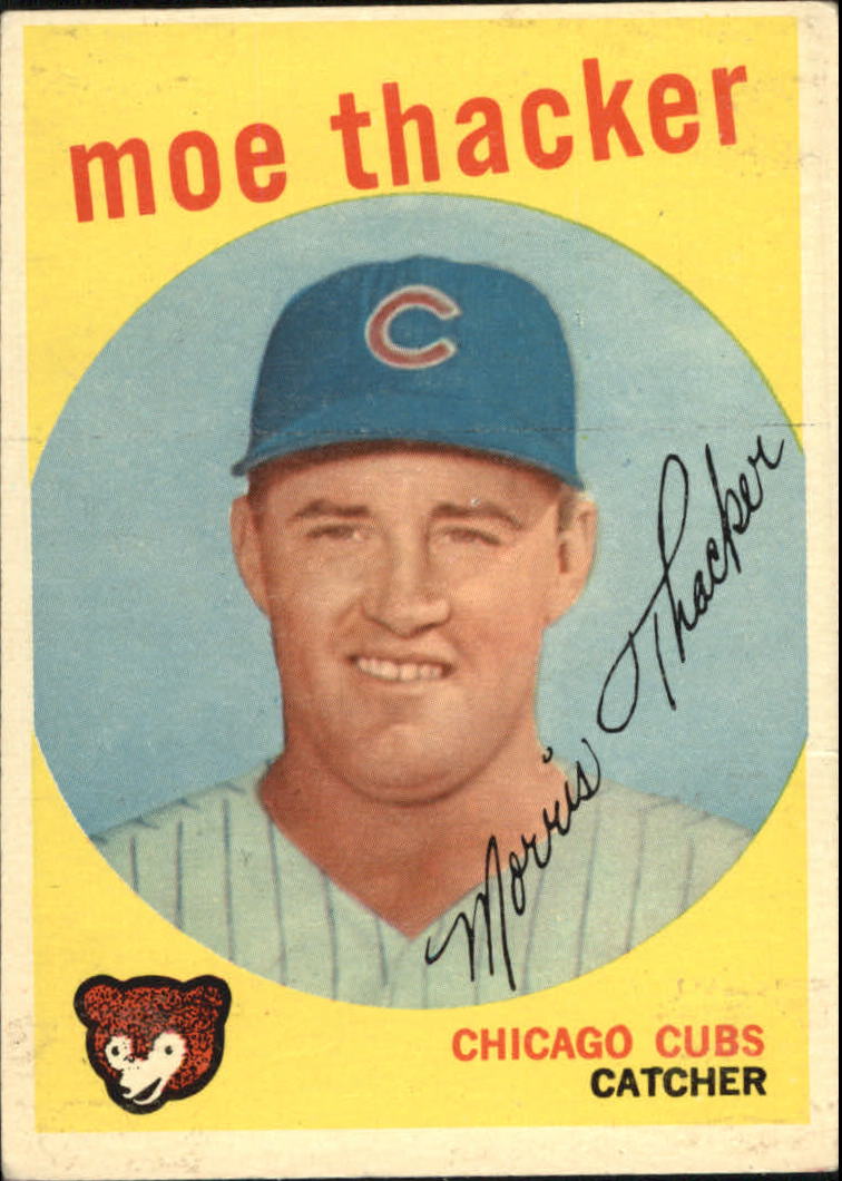 1959 Topps #474 Moe Thacker RC