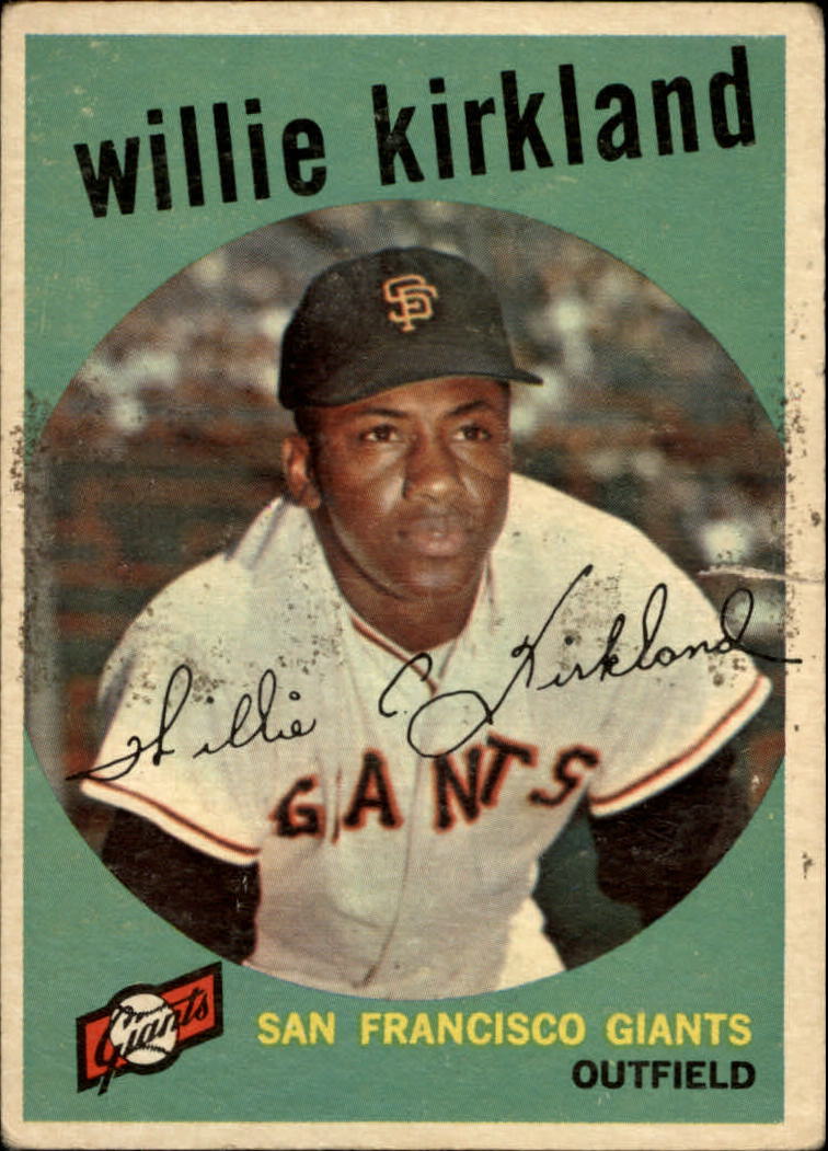 1959 Topps #484 Willie Kirkland