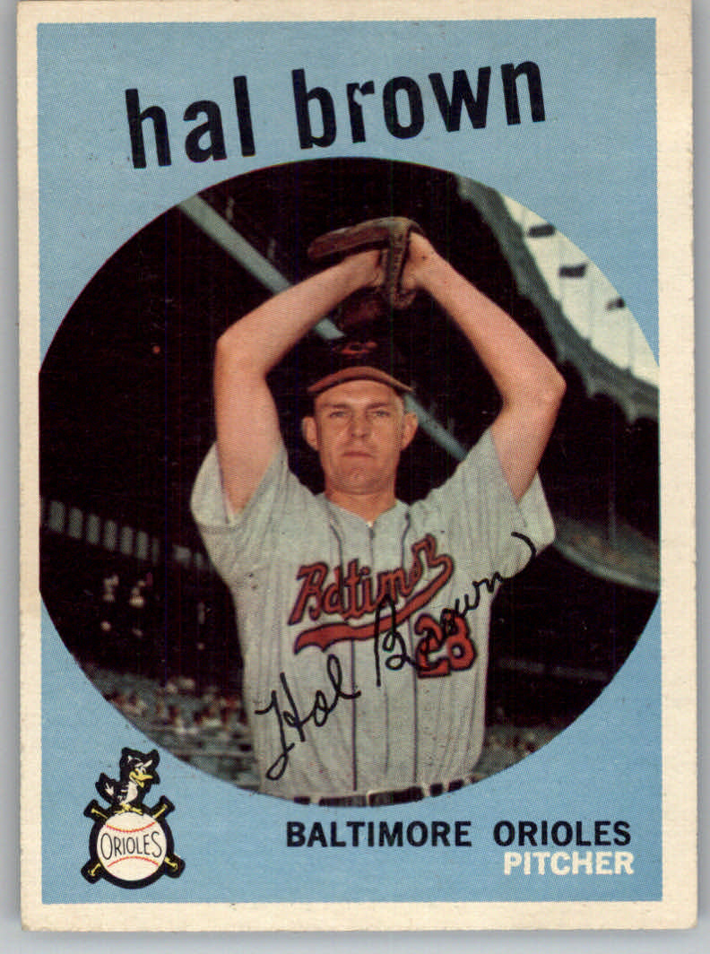 1959 Topps #487 Hal Brown