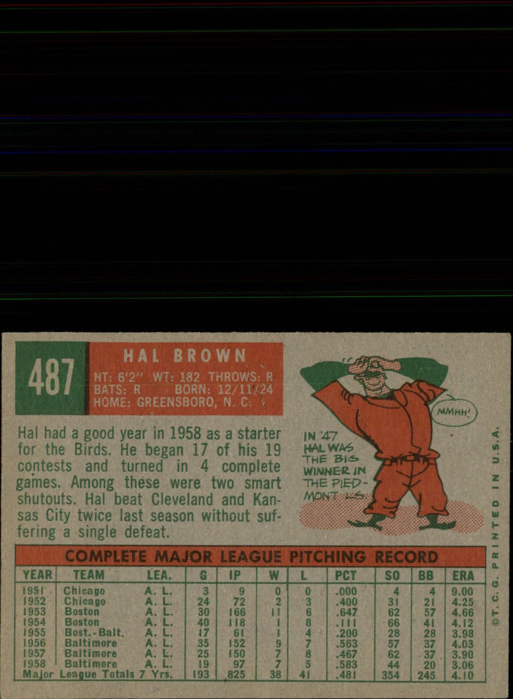 1959 TOPPS BASEBALL ASSORTED SINGLES U-PICK #362-556 - Picture 416 of 488