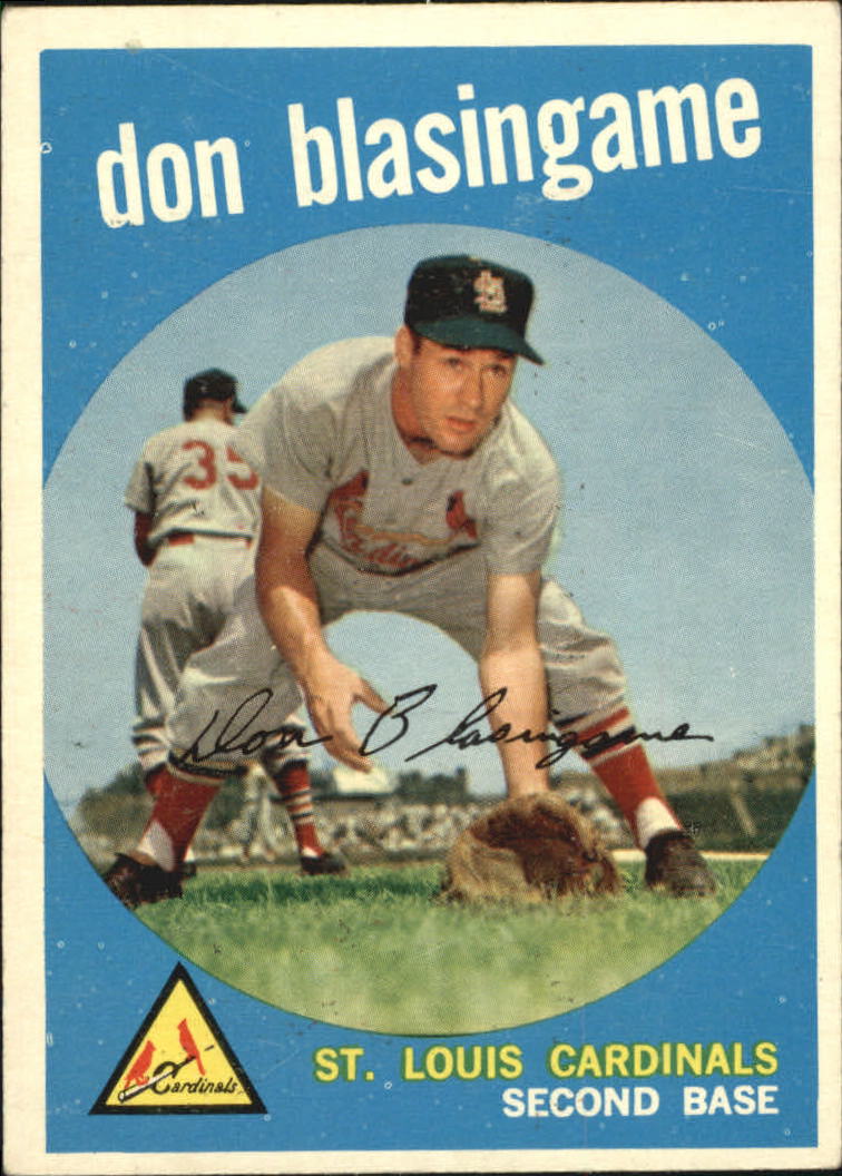 1959 Topps #491 Don Blasingame