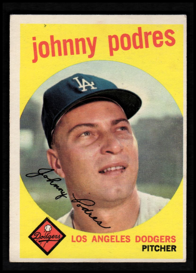 1959 Topps #495 Johnny Podres