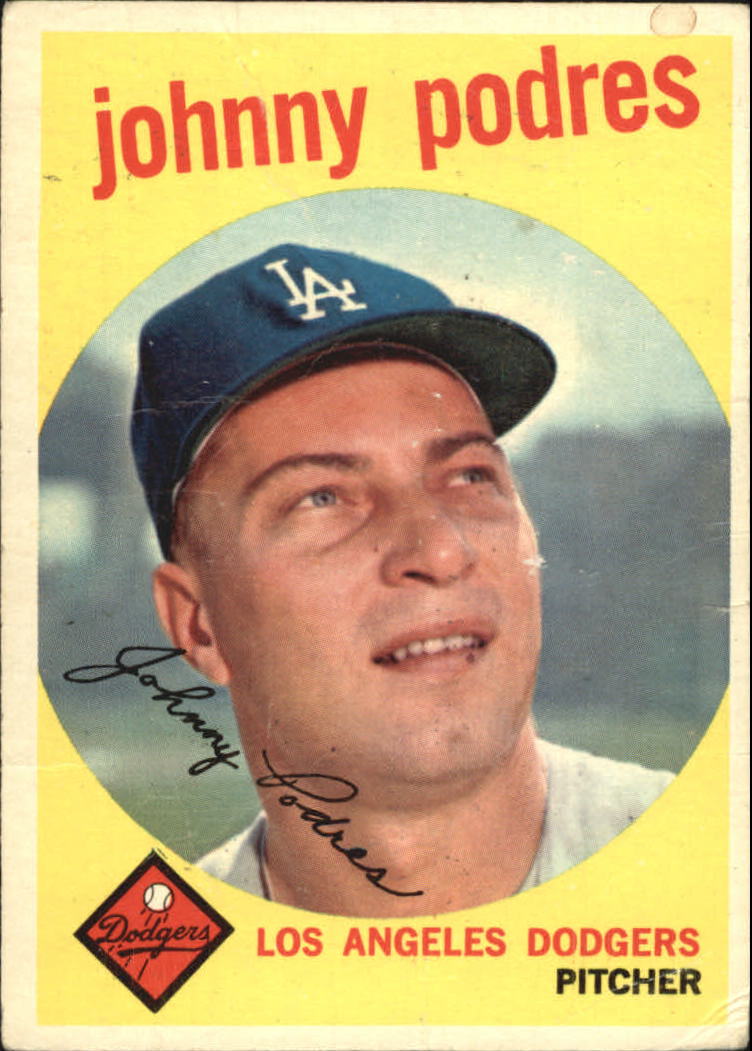 1959 Topps #495 Johnny Podres