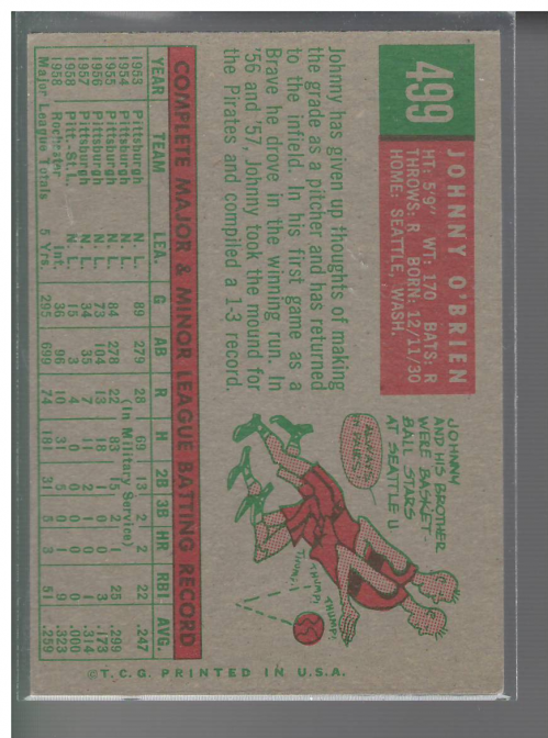 A0194- 1959 Topps Baseball Cards APPROXIMATE GRADE -You Pick- 15+ FREE US SHIP - Picture 88 of 100