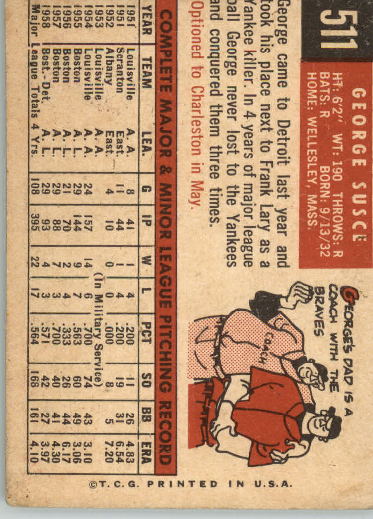 1959 TOPPS BASEBALL ASSORTED SINGLES U-PICK #362-556 - Picture 466 of 488