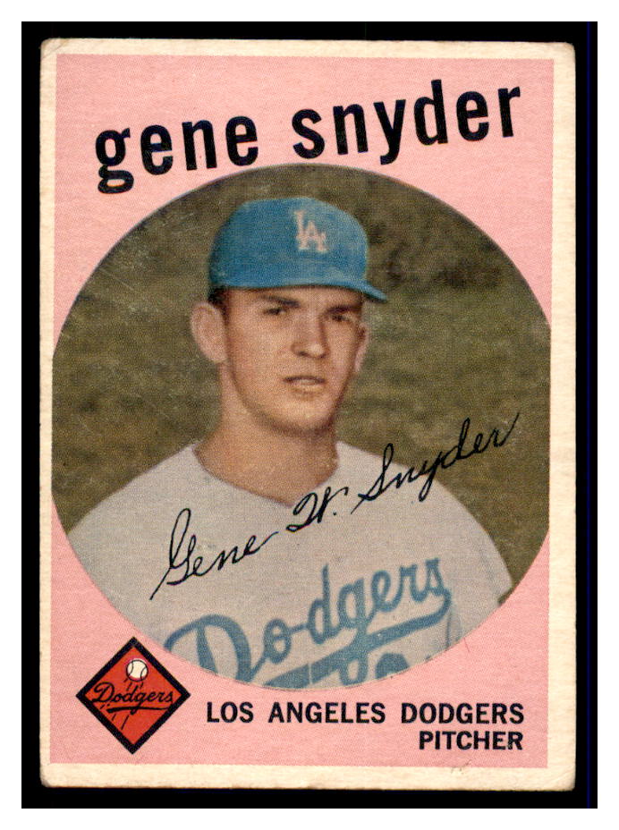 1959 Topps #522 Gene Snyder RC