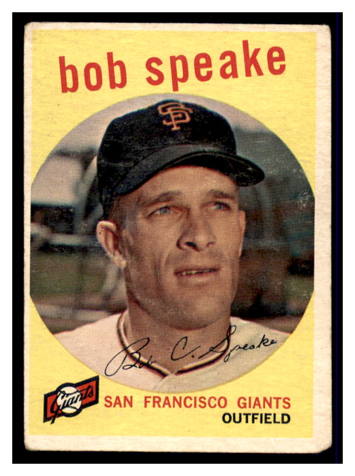 1959 Topps #526 Bob Speake