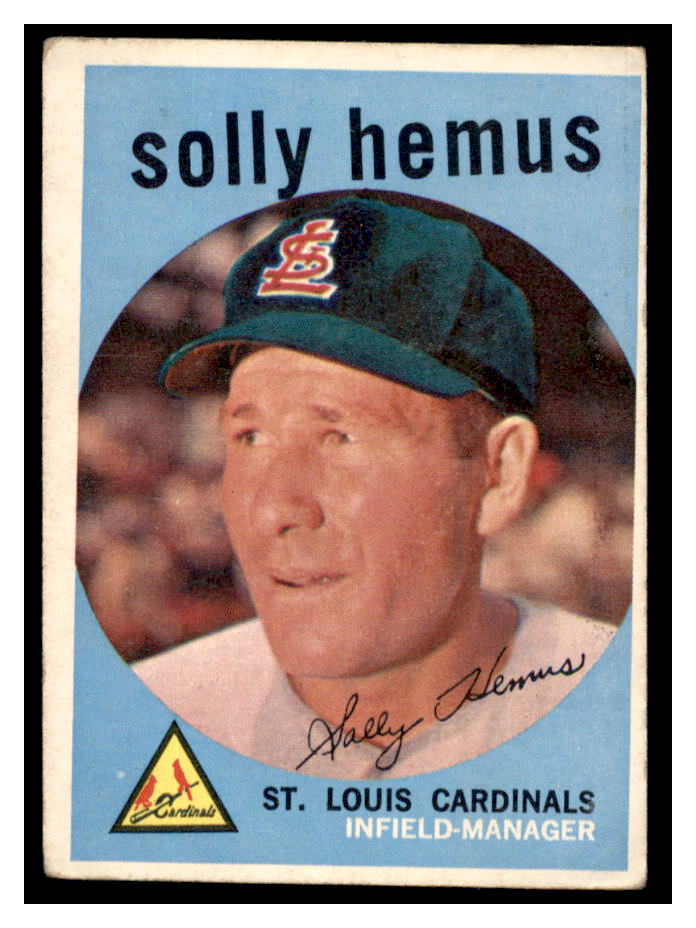 1959 Topps #527 Solly Hemus