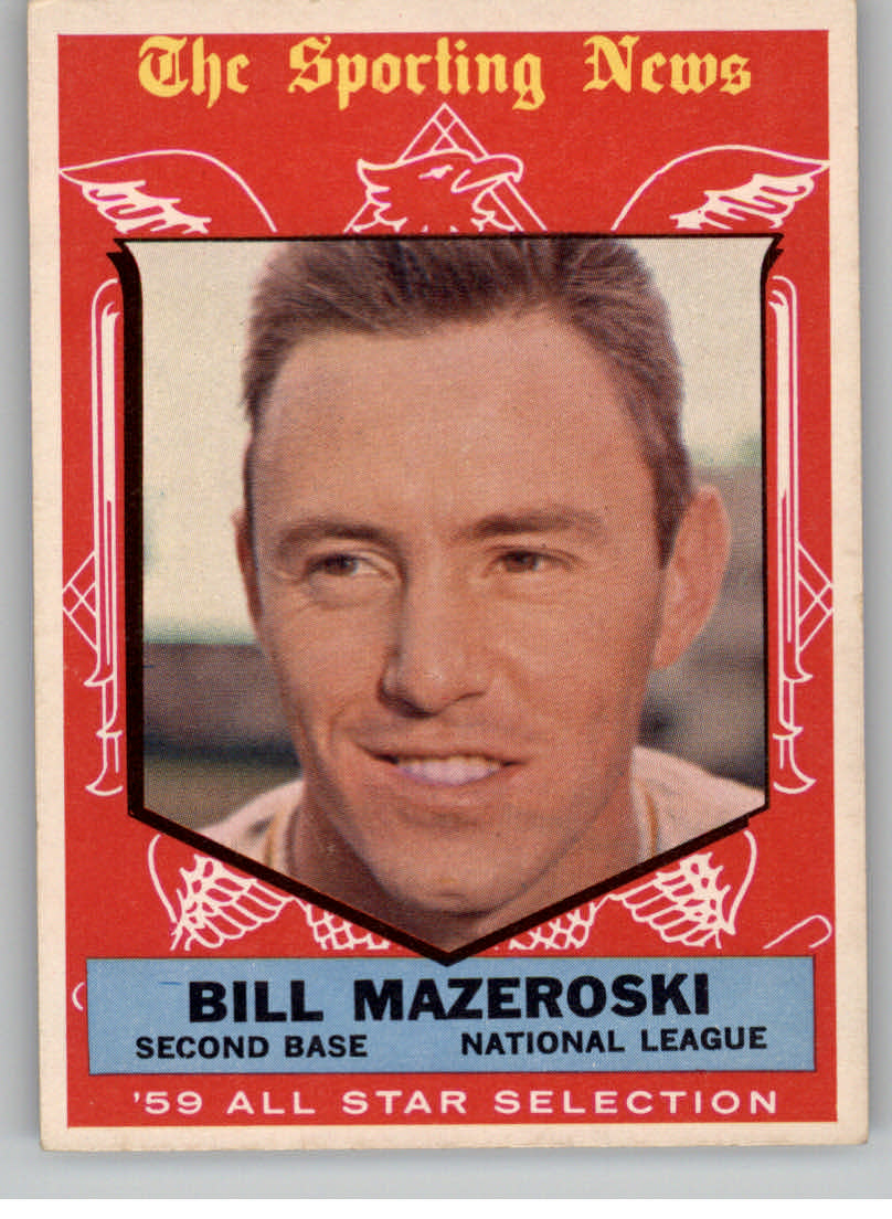 1959 Topps #555 Bill Mazeroski AS