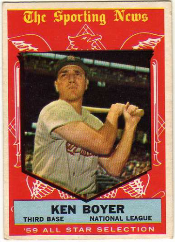 1959 Topps #557 Ken Boyer AS