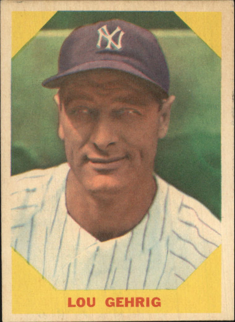 1960 Fleer #28 Lou Gehrig