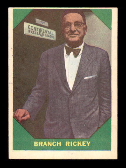 1960 Fleer #55 Branch Rickey