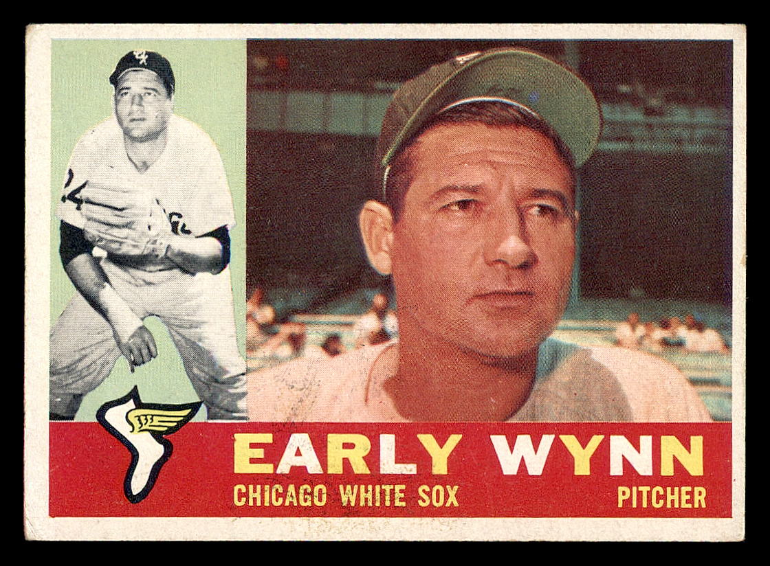 1960 Topps #1 Early Wynn - Actual scan of card - Ex+ - 1,000,000 Baseball Cards | Beckett ...