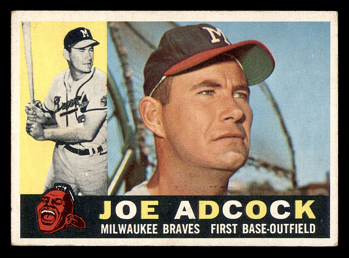 1960 Topps #3 Joe Adcock