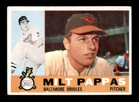 1960 Topps #12 Milt Pappas