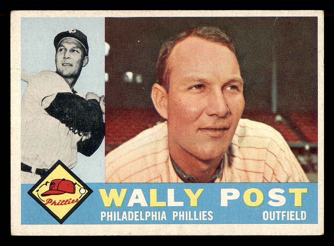 1960 Topps #13 Wally Post