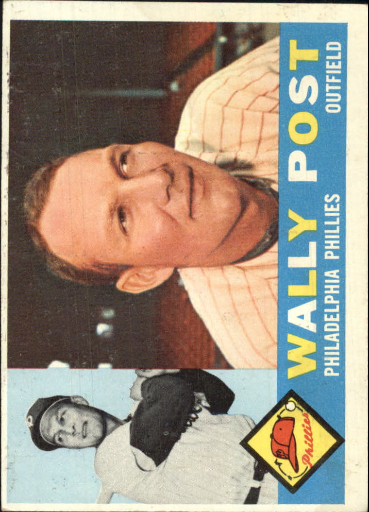 1960 Topps #13 Wally Post