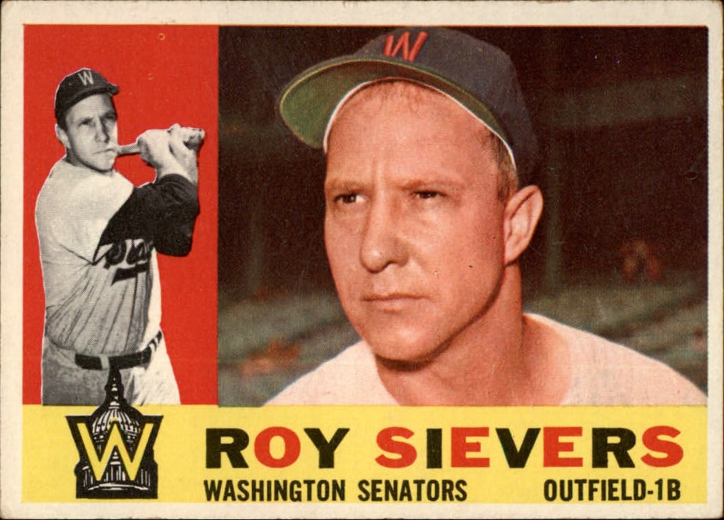 1960 Topps #25 Roy Sievers