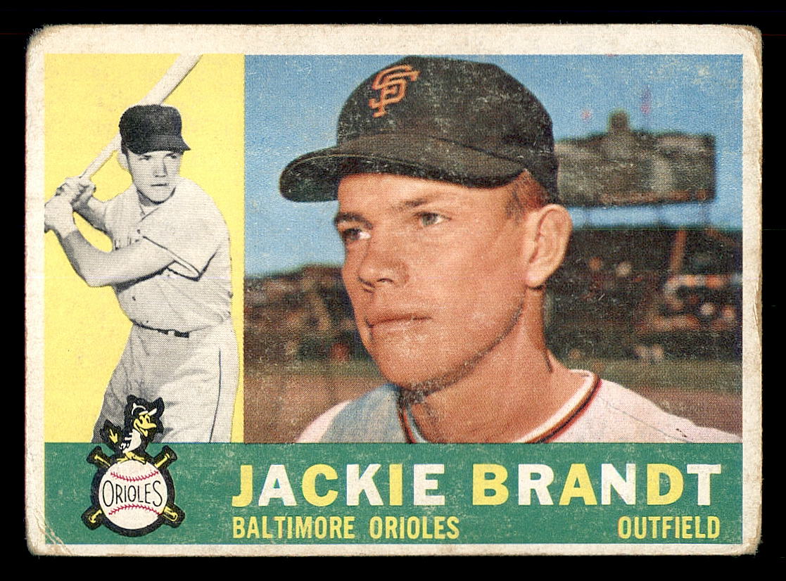 1960 Topps #53 Jackie Brandt