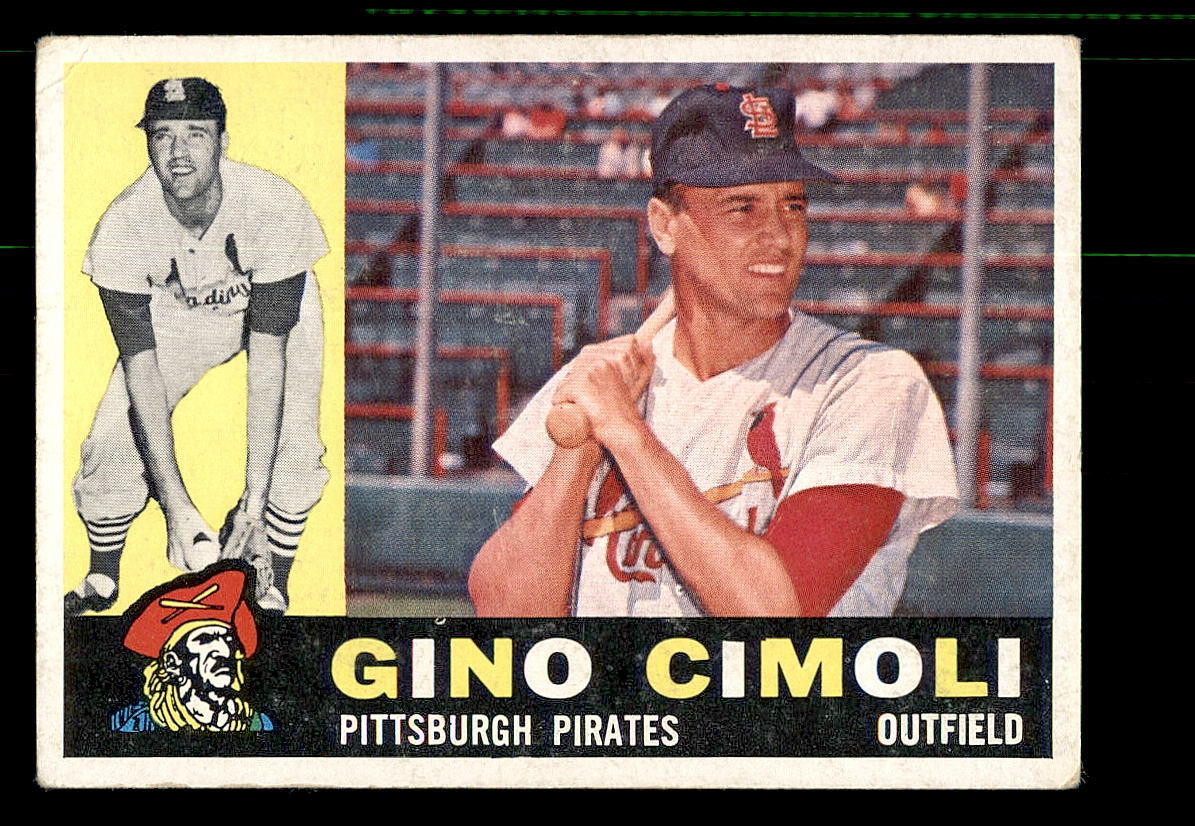 1960 Topps #58 Gino Cimoli