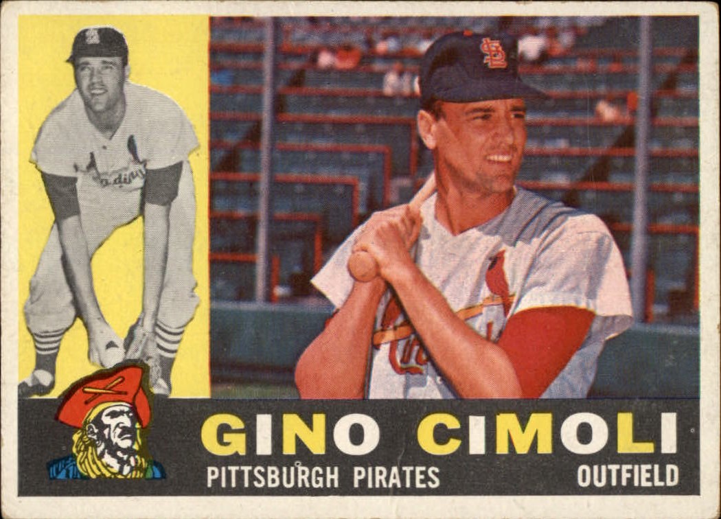 1960 Topps #58 Gino Cimoli