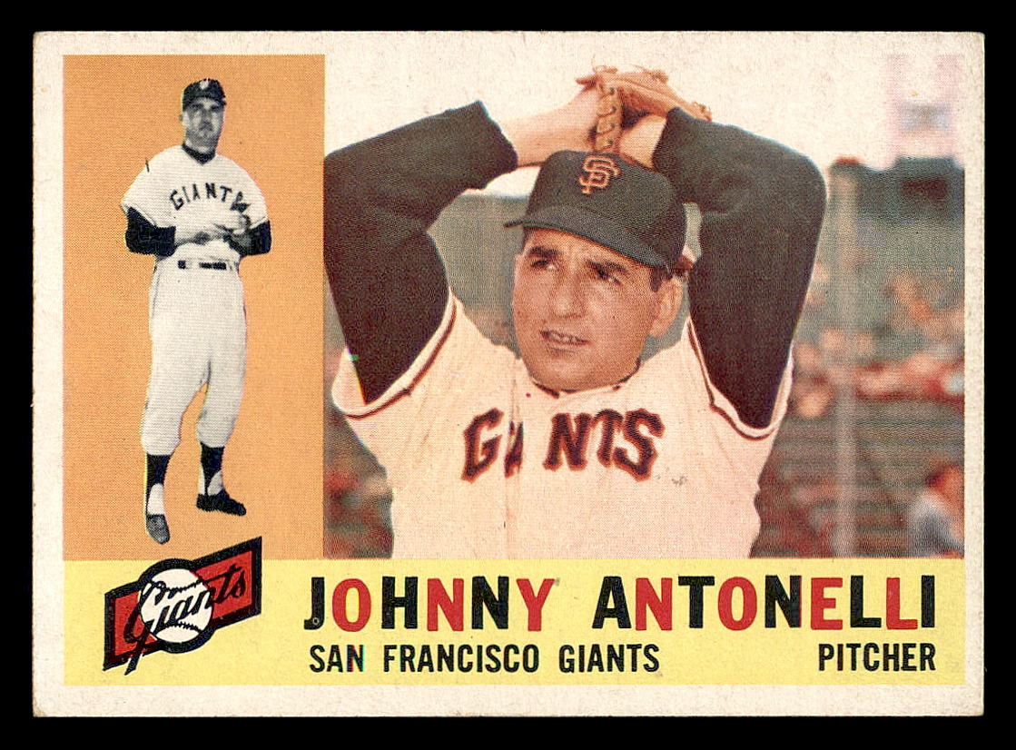 1960 Topps #80 Johnny Antonelli