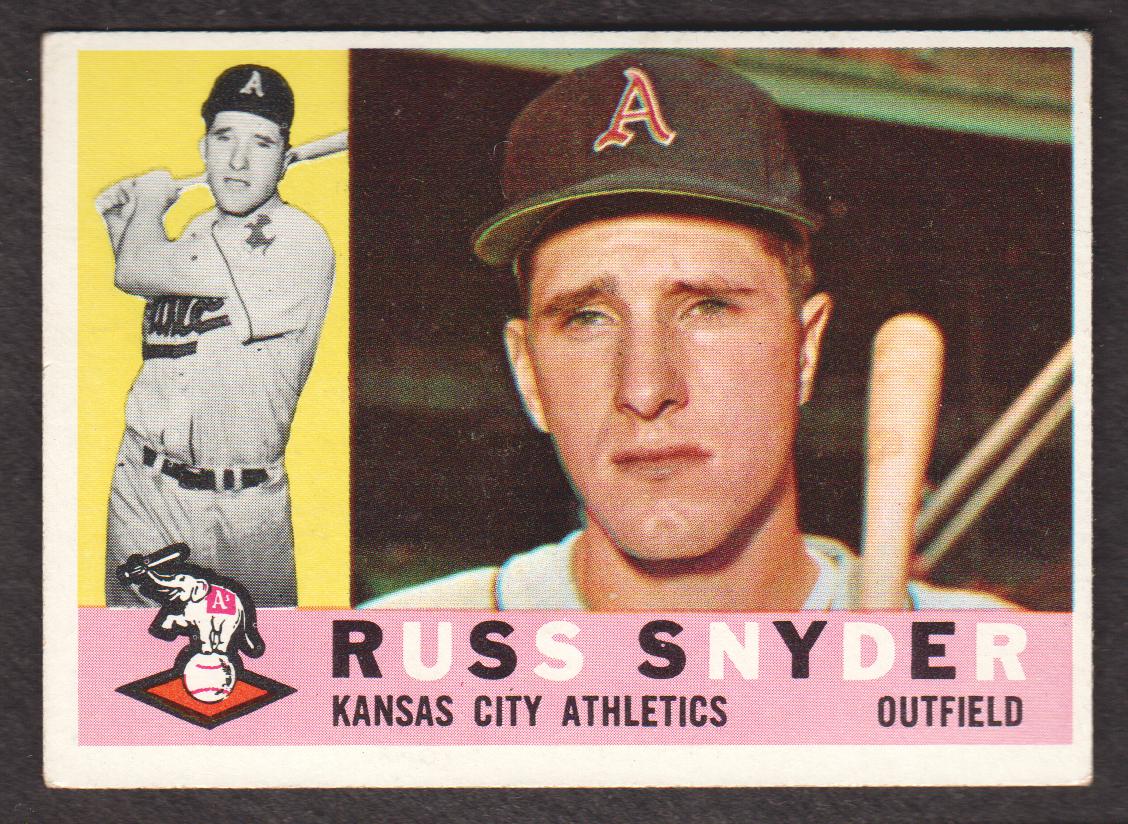 1960 Topps #81 Russ Snyder RC