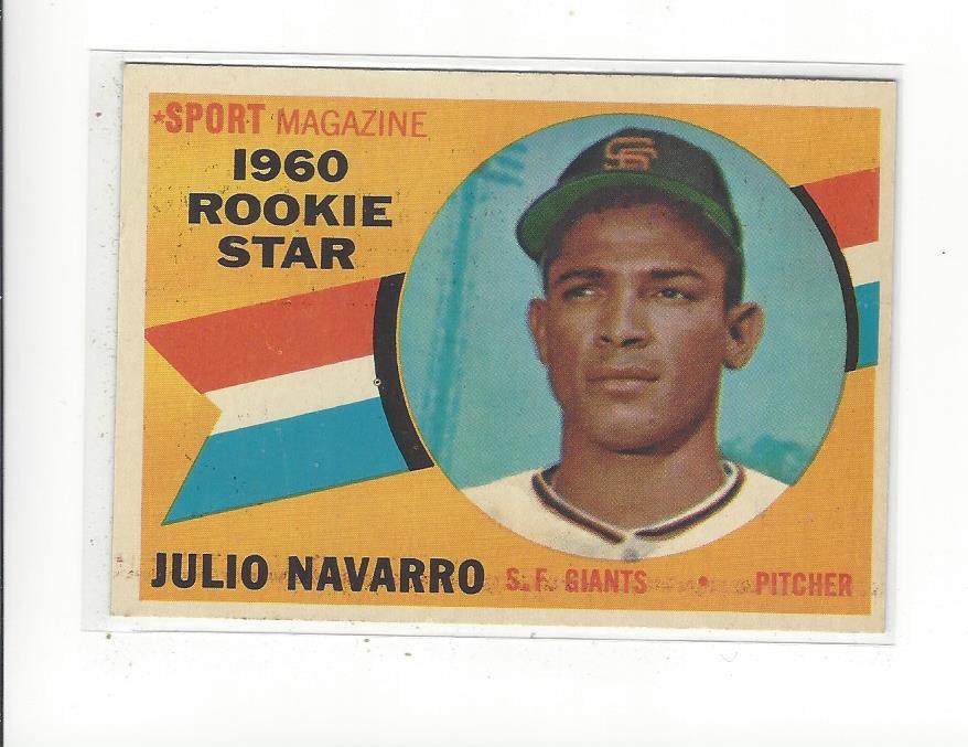1960 Topps #140 Julio Navarro RS RC