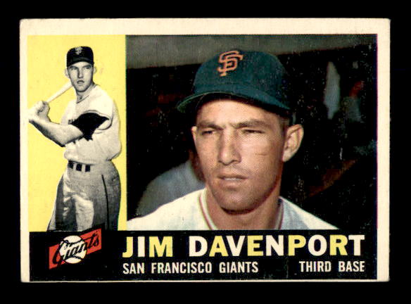 1960 Topps #154 Jim Davenport