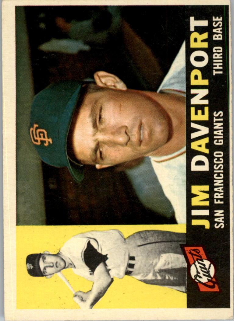 1960 Topps #154 Jim Davenport