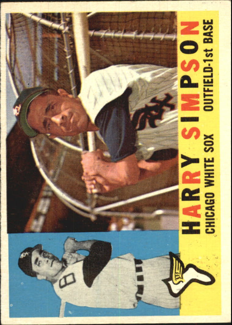 1960 Topps #180 Harry Simpson