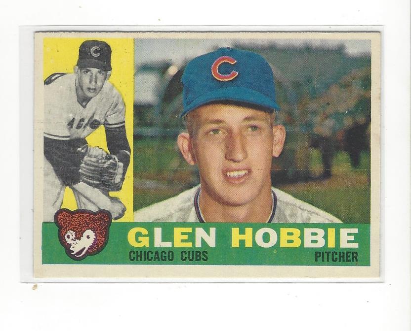 1960 Topps #182 Glen Hobbie