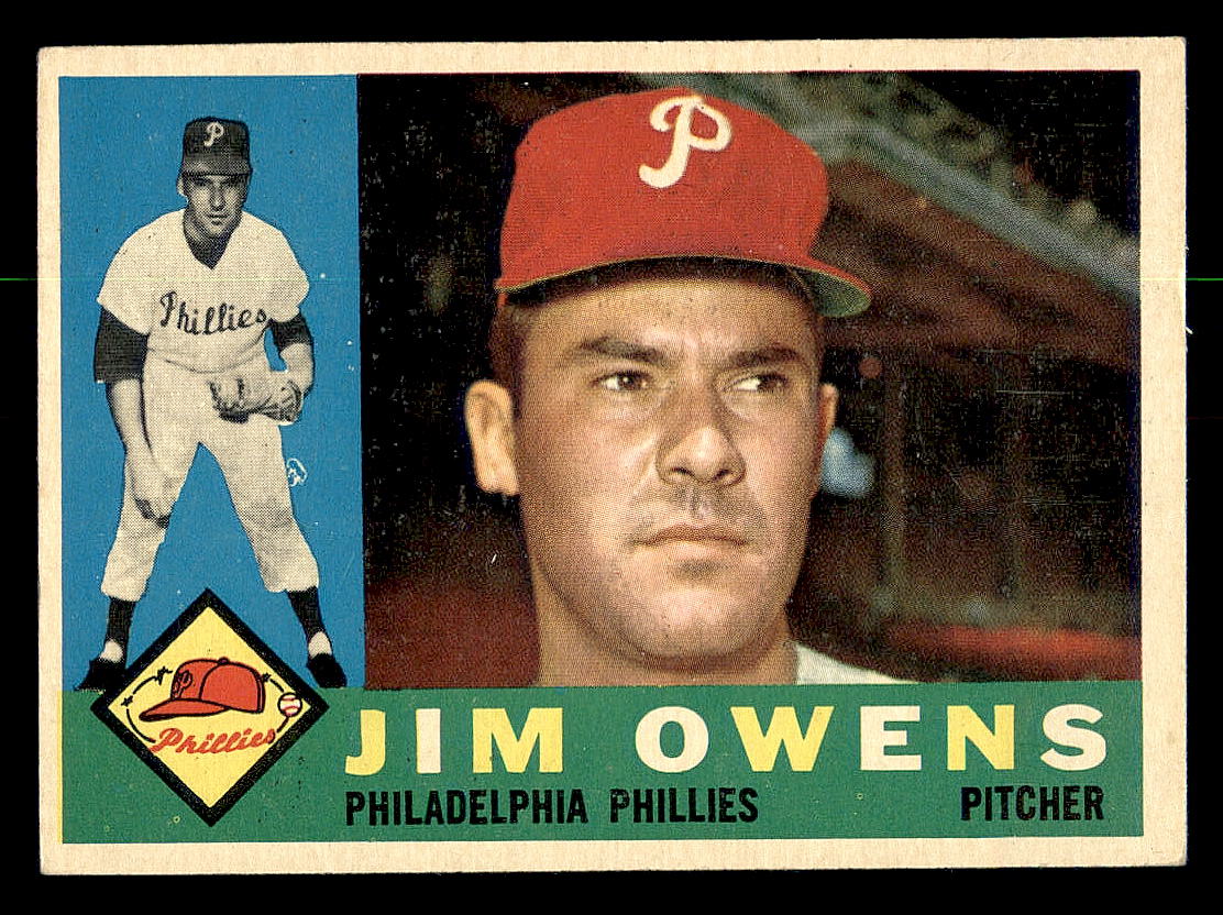 1960 Topps #185 Jim Owens