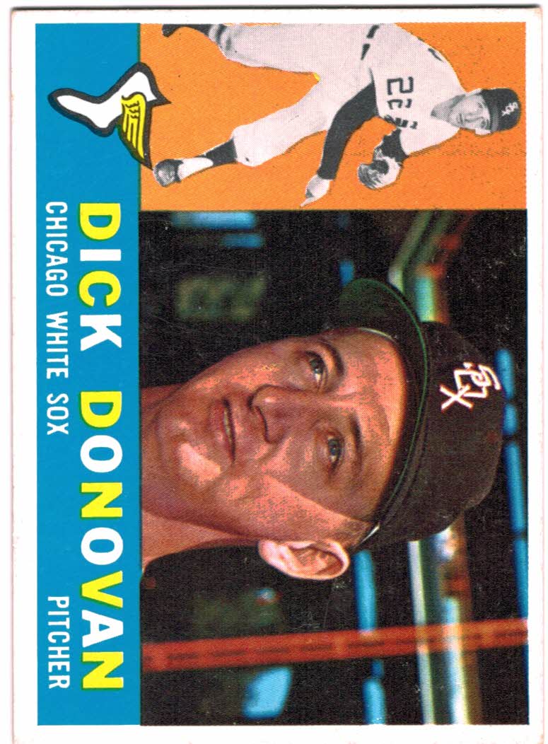 1960 Topps #199 Dick Donovan