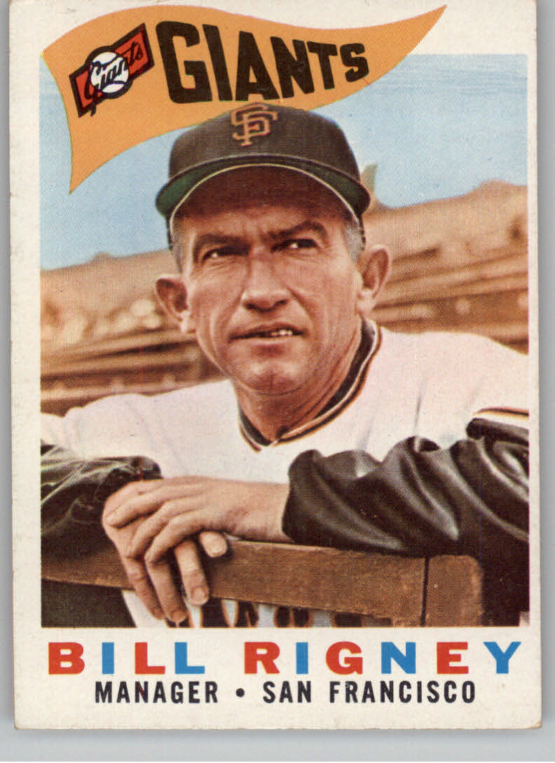 1960 Topps #225 Bill Rigney MG