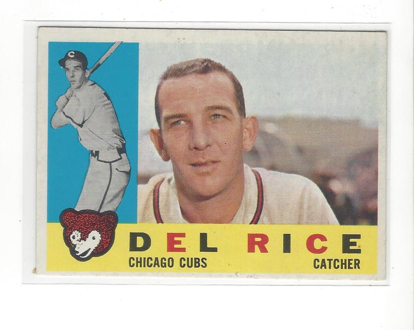 1960 Topps #248 Del Rice