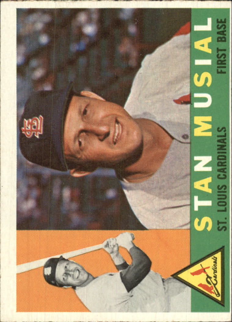 1960 Topps St. Louis Cardinals Baseball Card #250 Stan Musial - EX-MT | eBay