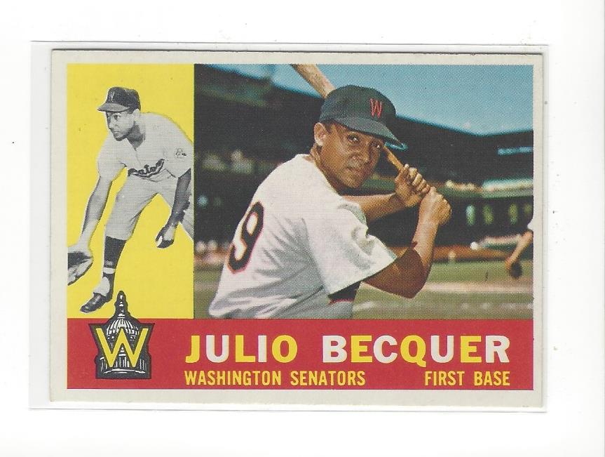 1960 Topps #271 Julio Becquer