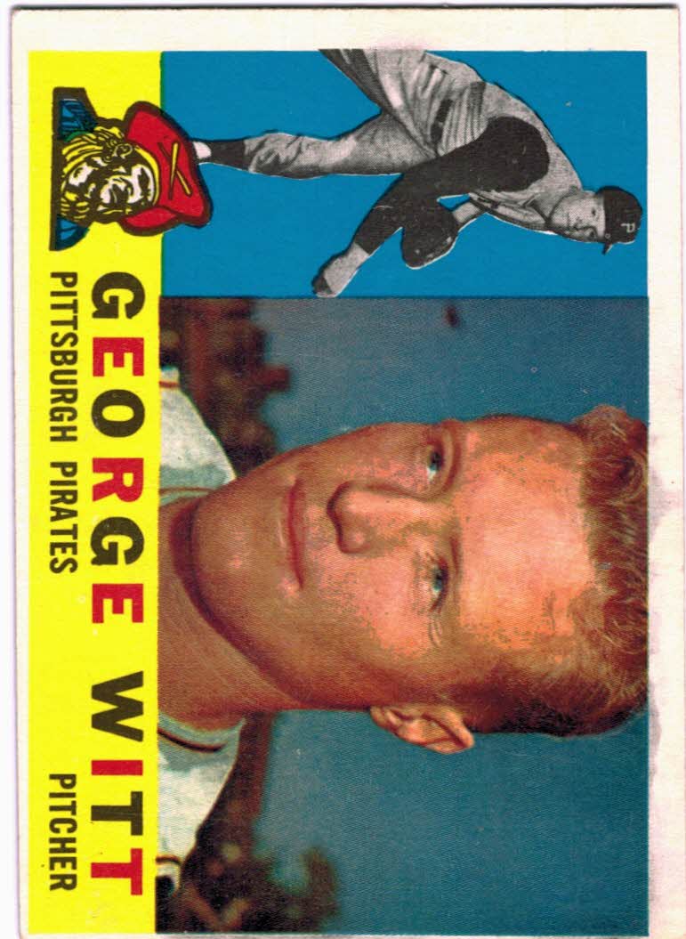 1960 Topps #298 George Witt