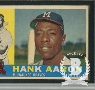 1960 Topps #300 Hank Aaron