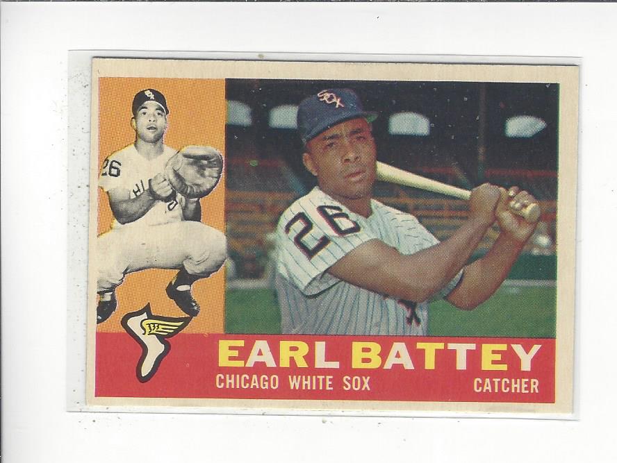 1960 Topps #328 Earl Battey