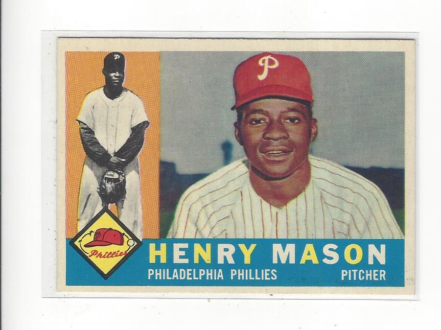 1960 Topps #331 Henry Mason RC