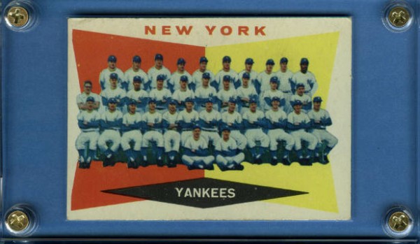 1960 Topps #332 New York Yankees CL