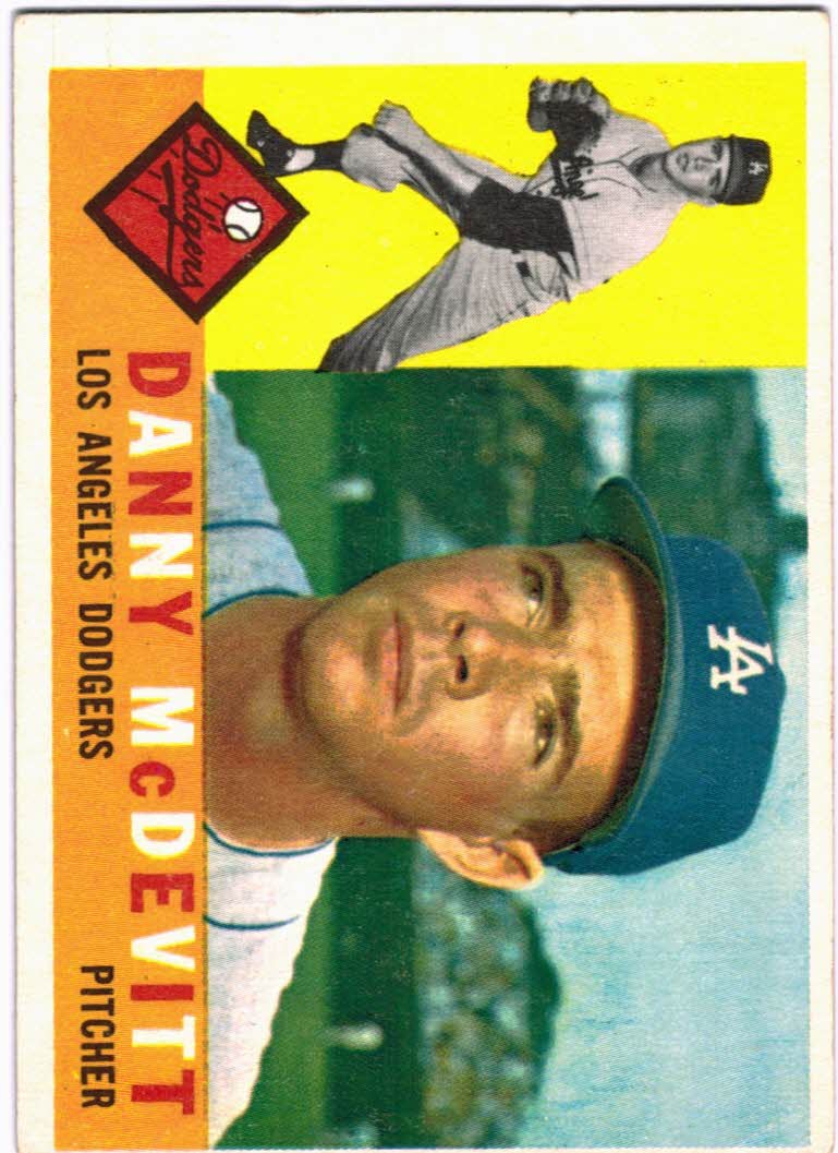 1960 Topps #333 Danny McDevitt