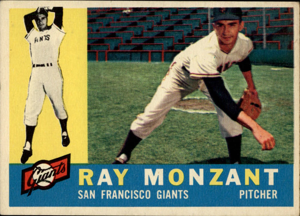 1960 Topps #338 Ray Monzant