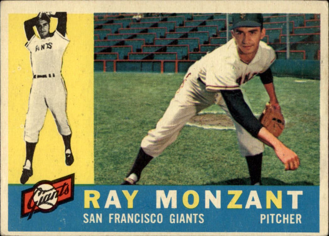 1960 Topps #338 Ray Monzant