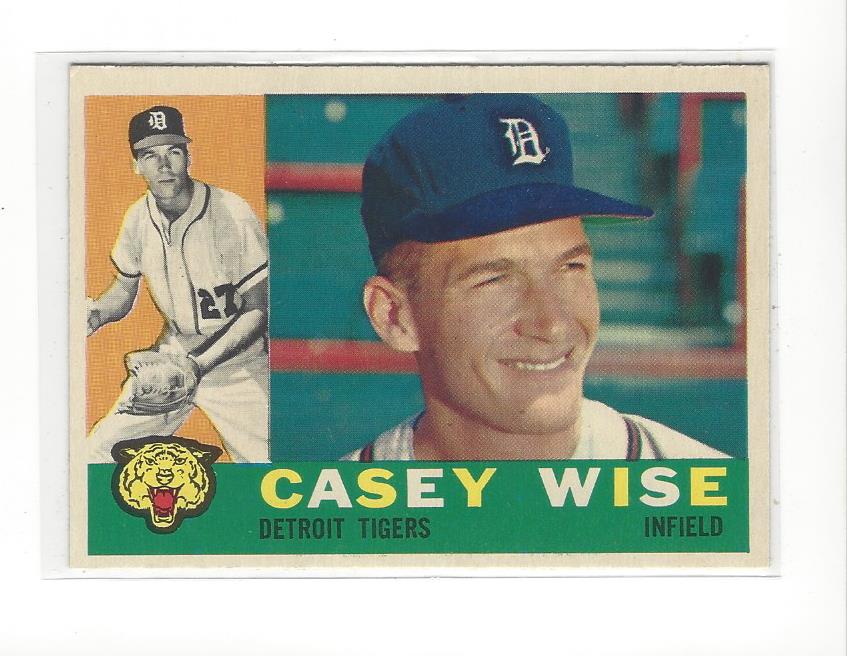 1960 Topps #342 Casey Wise