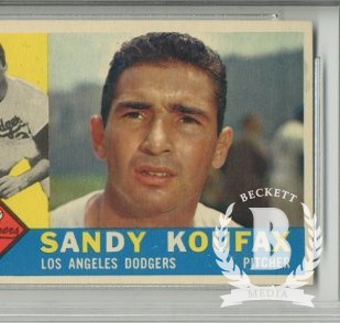 1960 Topps #343 Sandy Koufax